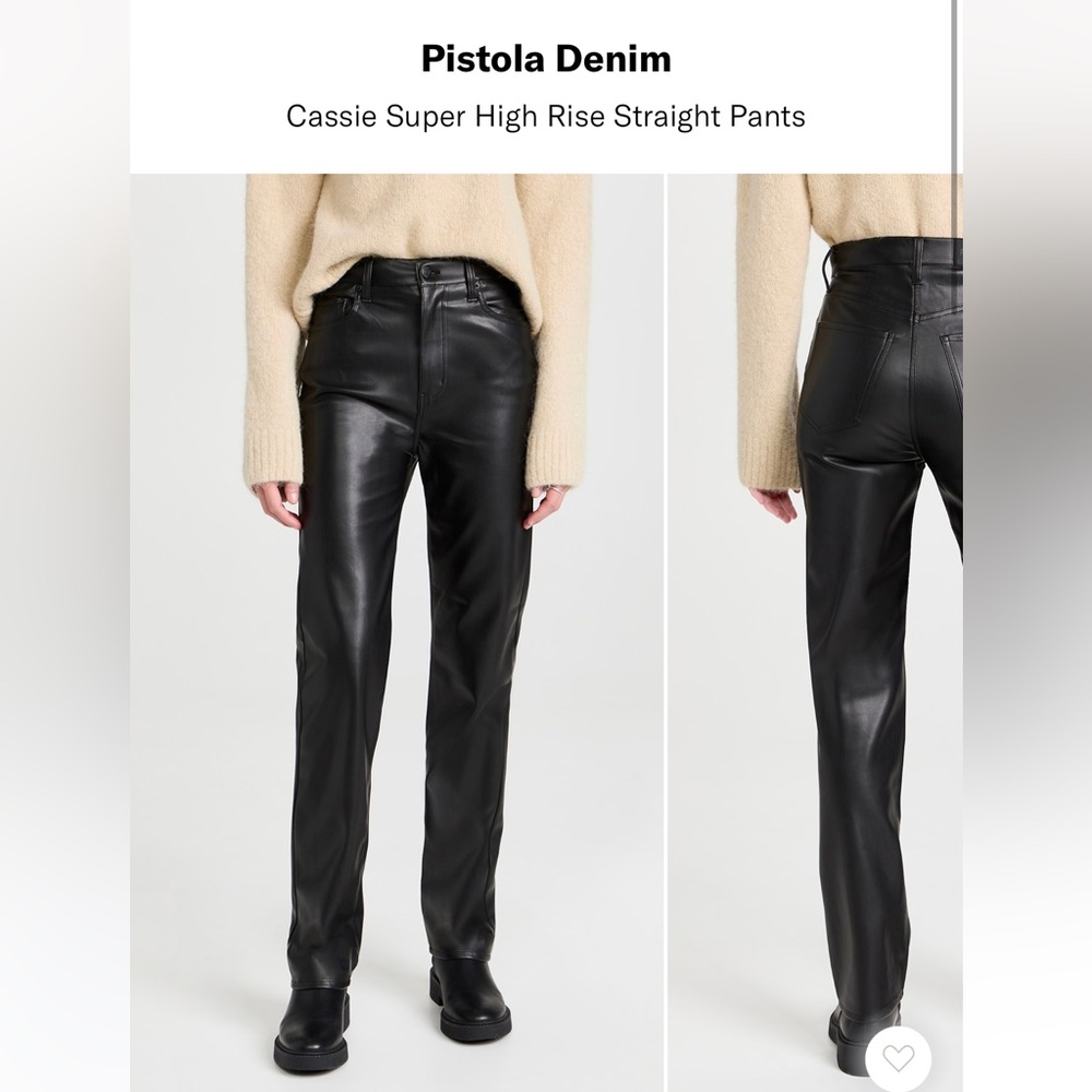 NWOT Pistola Cassie Super High Rise Straight Pants